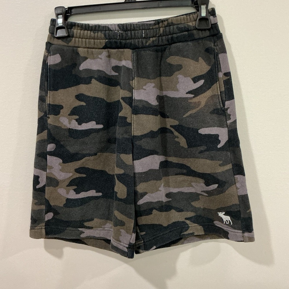 Abercrombie Kids Boys Fleece Camouflage Shorts 11/12
